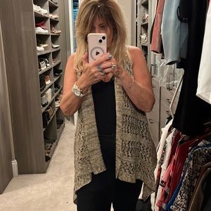 Long sweater vest size m